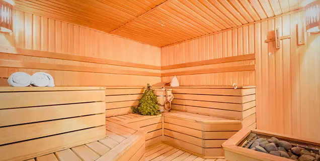 Steam Room With Sauna
